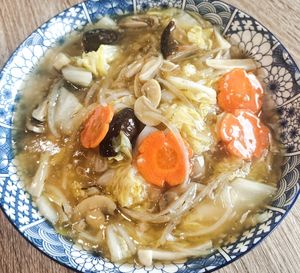 Vegan wet noodles at Veggie Recipe in Bandar Seri Begawan