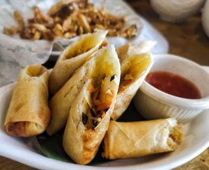 Vegan spring roll at Veggie Recipe in Bandar Seri Begawan