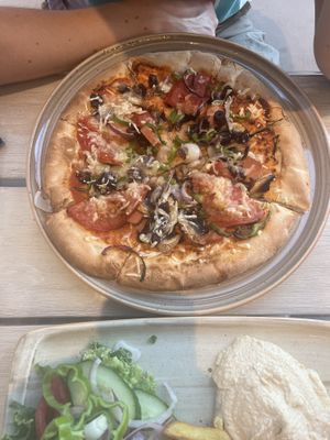 Vegan Pizza  at Alkionis Sports Bar & Grill in Rhodes