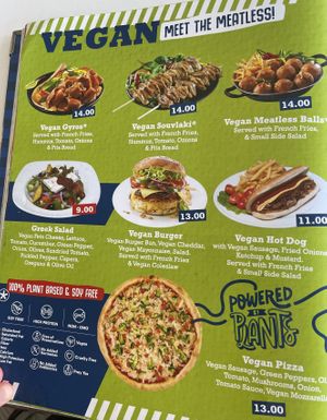 Menu  at Alkionis Sports Bar & Grill in Rhodes