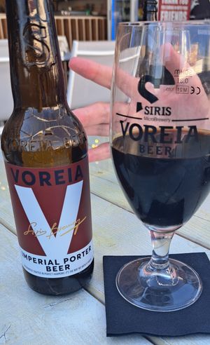 Greek craft beer at Alkionis Sports Bar & Grill in Rhodes