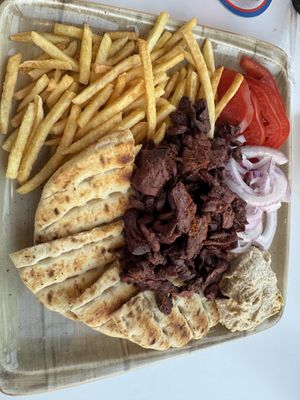 Gyros plate  at Alkionis Sports Bar & Grill in Rhodes