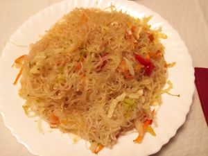 Tallarines de soja con verduras at Thai Food in Sestao