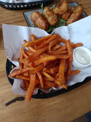 Sweet potato fries at Beech Tree Craft Beer in Queenstown