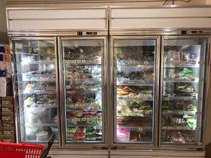 Frozen food in the organic grocery store at Yu Fu Abundance 如庫豐生有機食堂 in New Territories