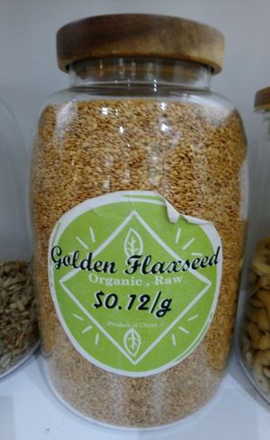 Raw Organic Golden Flaxseed at GreenWoods - 綠野林 in Kowloon