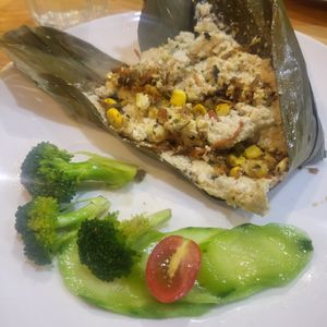 Cauliflower dumplings at GreenWoods - 綠野林 in Kowloon