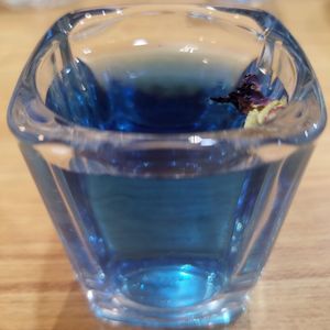 Butterfly pea stevia tea at GreenWoods - 綠野林 in Kowloon