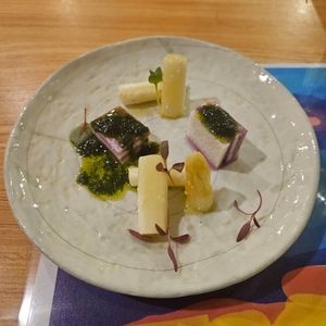 Asparagus and yams(private dining) at GreenWoods - 綠野林 in Kowloon