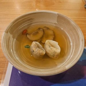 Mushrooms and radish dumplings (private dining) at GreenWoods - 綠野林 in Kowloon