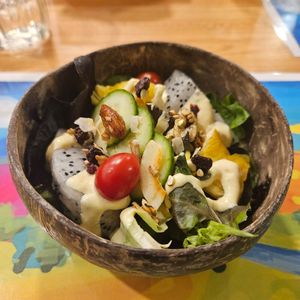 Greenwoods Fruits Salad with Camellia Oil Miracle Whip (private dining) at GreenWoods - 綠野林 in Kowloon