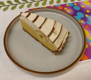(Raw Vegan) Banana Cream Pie 香蕉忌廉批 (Private Dining) 🥰🥰🥰 at GreenWoods - 綠野林 in Kowloon