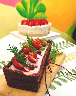 Raw Vegan Cakes (Private Dining) 🥰🥰 (Photo by GreenWoods) at GreenWoods - 綠野林 in Kowloon