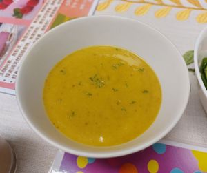 Raw Vegan Mango-Avocado Soup 芒果牛油果濃湯 at GreenWoods - 綠野林 in Kowloon