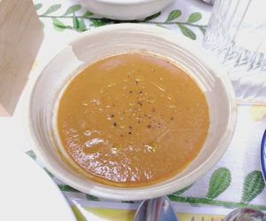 Raw Vegan Soup 椒甜蕃茄濃湯 (Private Kitchen) at GreenWoods - 綠野林 in Kowloon