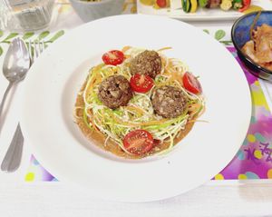 Raw Vegan Noodles 牛蒡丸子意式蕃茄麵 (Private Kitchen) at GreenWoods - 綠野林 in Kowloon