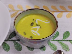 Raw Vegan Pumpkin Soup 👍 (Private Kitchen) at GreenWoods - 綠野林 in Kowloon