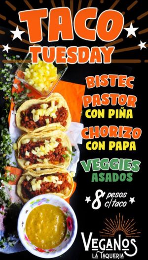 Taco Tuesday at Veganos La Taqueria in San Cristobal De Las Casas