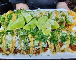 Tacos at Veganos La Taqueria in San Cristobal De Las Casas