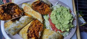 Burrito at Veganos La Taqueria in San Cristobal De Las Casas