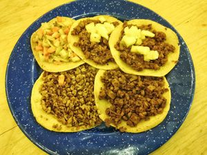 Tacos at Veganos La Taqueria in San Cristobal De Las Casas
