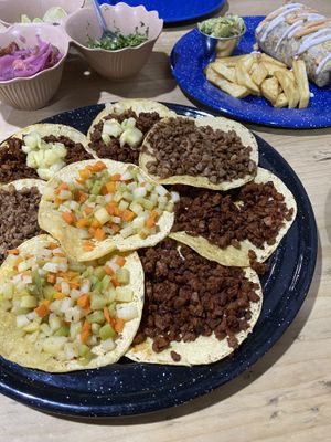 Tray For Two  at Veganos La Taqueria in San Cristobal De Las Casas