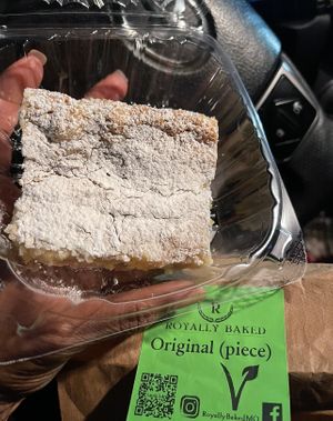 Gooey butter cake   at Royally Baked in St Peters