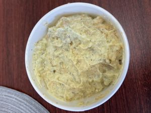 Potato salad was good  at Royally Baked in St Peters