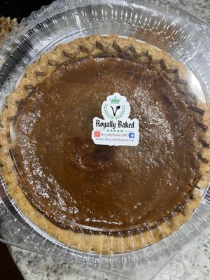 Pumpkin pie   at Royally Baked in St Peters