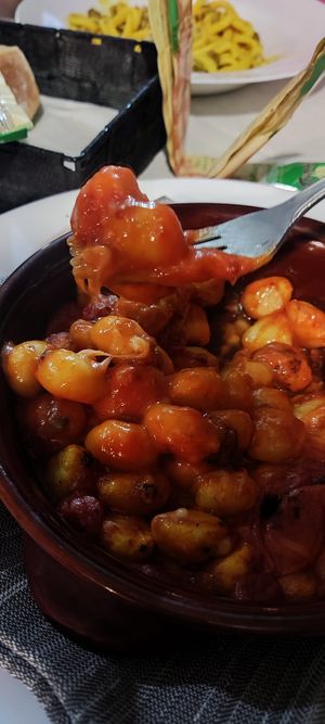 Very cheesy (vegan) at Da Gianni e Franca in Varazze