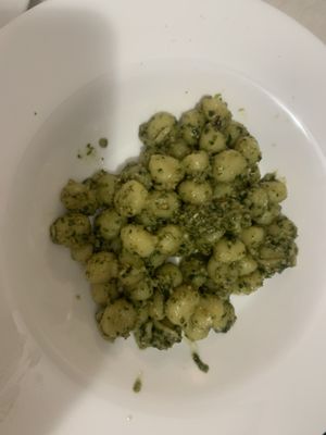 Gnocchi alla Pesto veg  at Da Gianni e Franca in Varazze