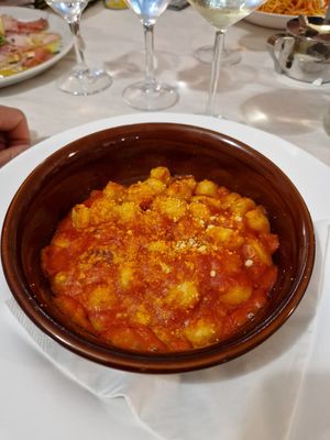 Gnocchi alla sorrentina at Da Gianni e Franca in Varazze