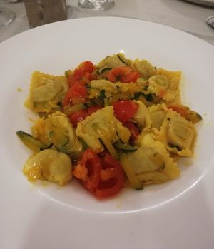 Stuffed Ravioli at Da Gianni e Franca in Varazze