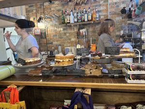 2 vegan cake options   at Loaf in Wells