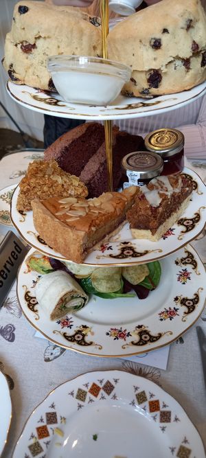 Vegan afternoon tea at The Lavender Tea Rooms in Bakewell