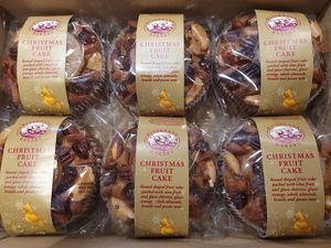 Vegan Christmas Fruit Cakes. at The Lavender Tea Rooms in Bakewell