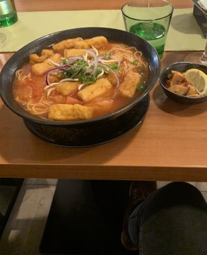 Bun Chay Ha Noi - vývar s tofu a nudlemi at Viet Tam in Brno