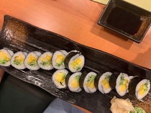 avocado and mango sushi  at Viet Tam in Brno