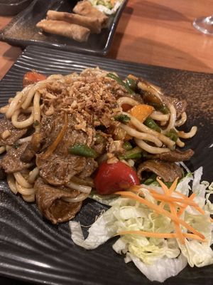 Udon with fake beef #Veganuary at Viet Tam in Brno