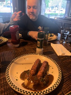 Vegan banger and mash yum!   at Mary Margaret's Olde Irish Tavern in St Petersburg