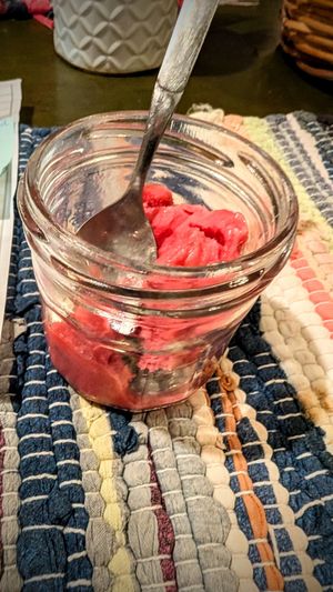 Free sorbet at Raeti in Crete