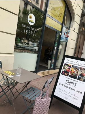 Front door  at Liber Art in Annecy