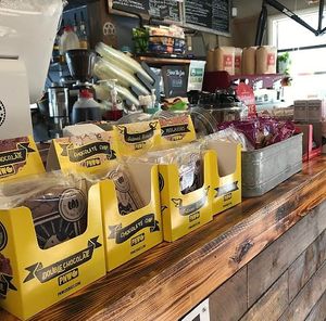 Yummy vegan and gluten free cookies! at Cycle & Coffee Inc in Seattle