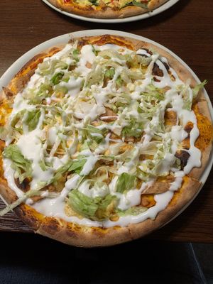 #23 'salad' pizza at Svendborg Stenovns Pizza in Svendborg