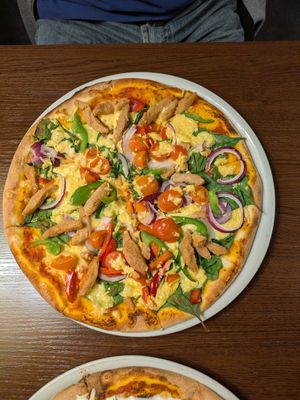 #24 spinach pizza at Svendborg Stenovns Pizza in Svendborg