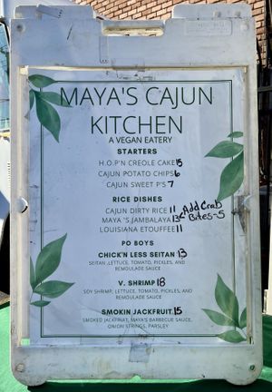  #Veganuary at Maya's Cajun Kitchen in Mesa