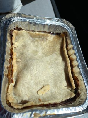 Peach cobbler   at Maya's Cajun Kitchen in Mesa