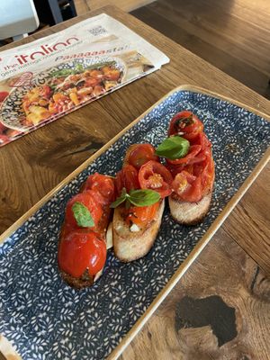 Tomato bruschetta  at The Italian in Graz