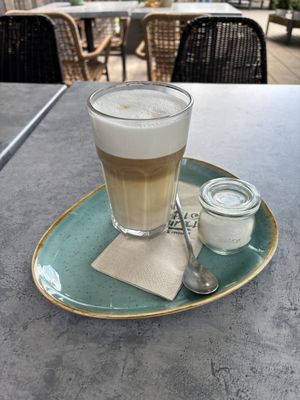 They also have oatmilk for coffee  at Werk II in Haslach