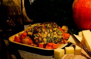 Bergkäseknödel mit Gemüse at Tenne in Zell